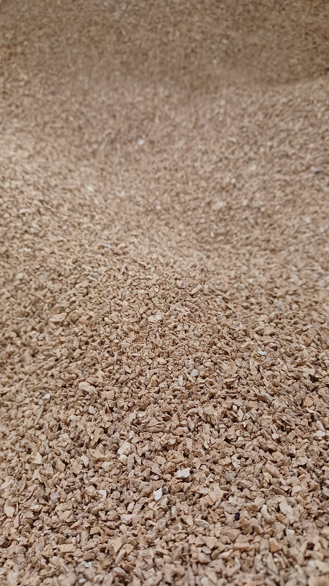 Gemahlenes Korkgranulat