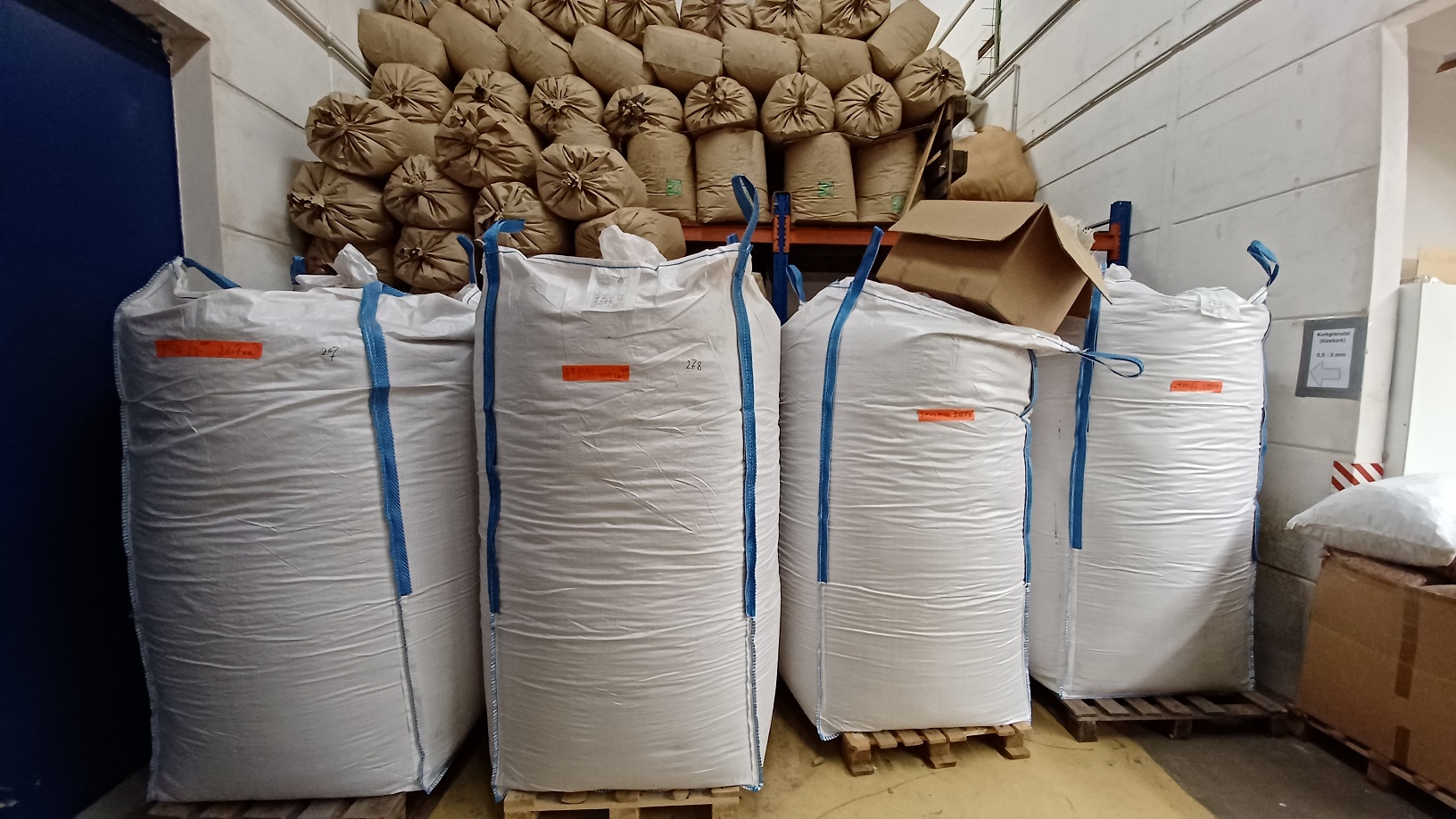 Abgefüllt in 1 oder 2 cbm Big Bags