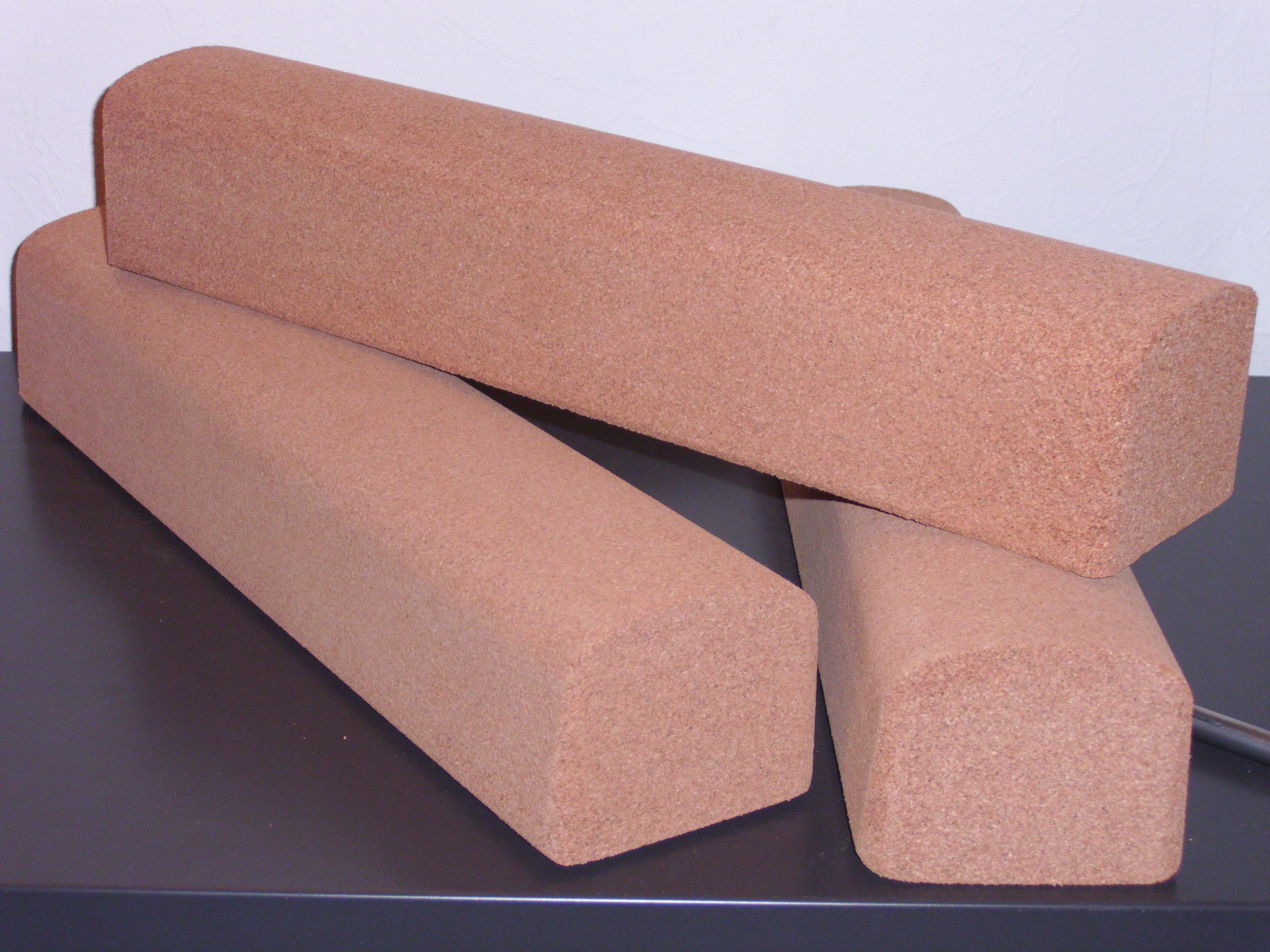 Fertige Korkkeile, unbehandelt