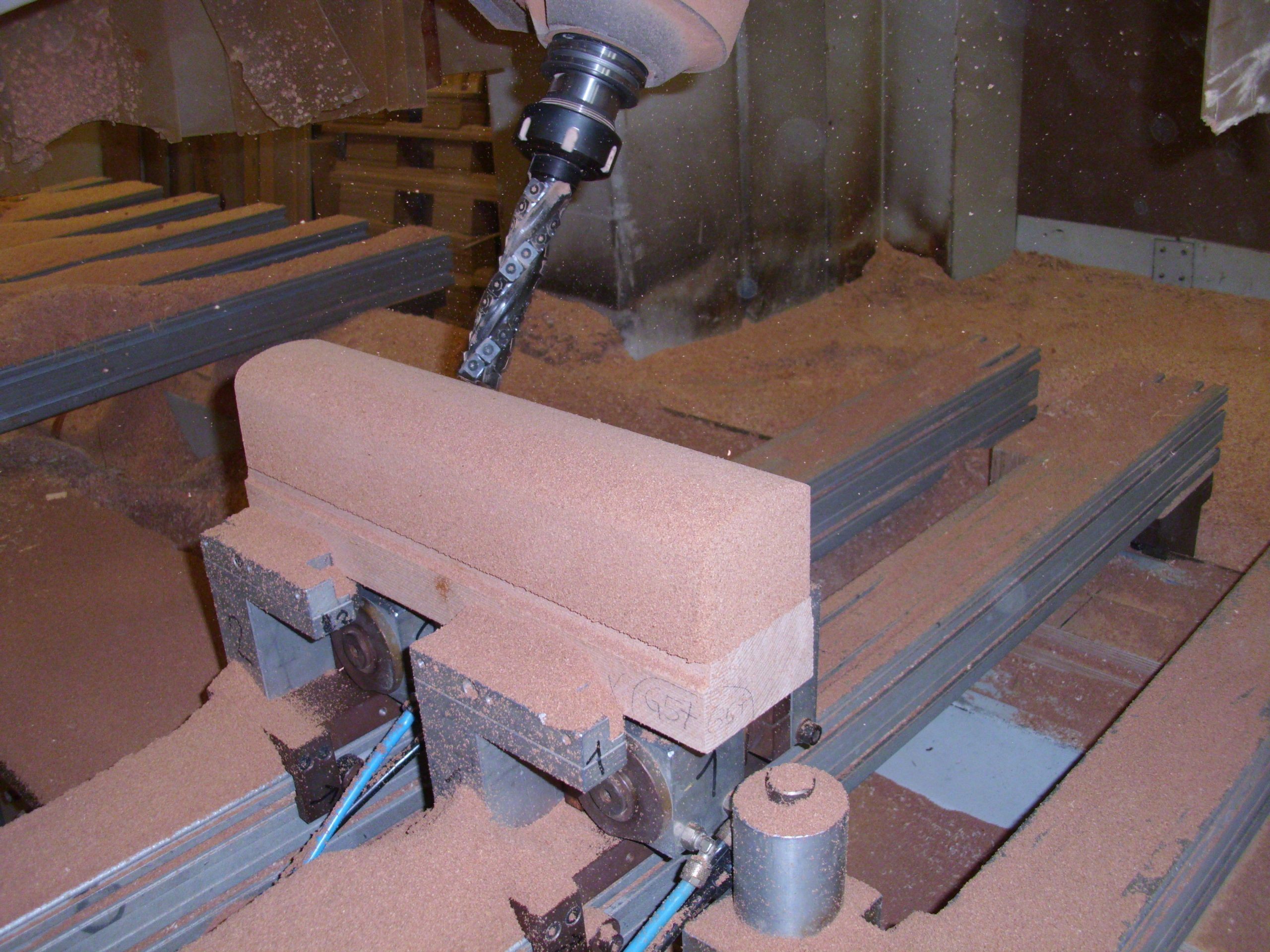 Korkkeil Endfräsung